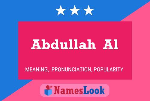 ملصق اسم Abdullah  Al