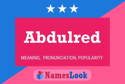 ملصق اسم Abdulred