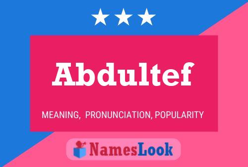 ملصق اسم Abdultef