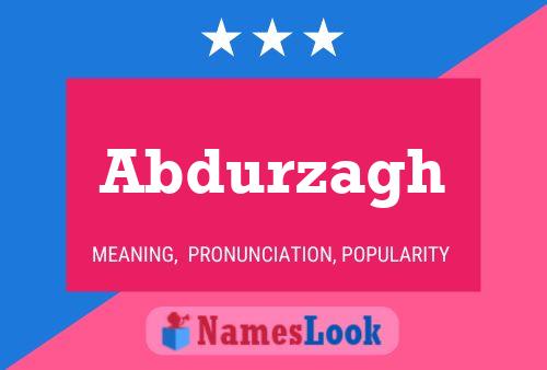 ملصق اسم Abdurzagh