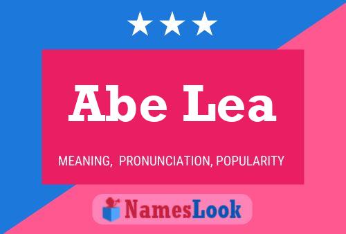 ملصق اسم Abe Lea