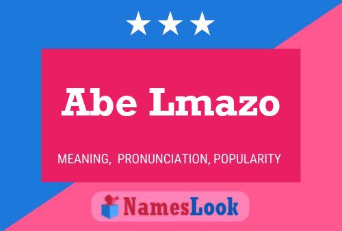 ملصق اسم Abe Lmazo