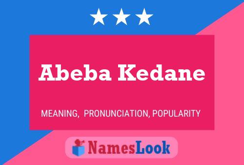 ملصق اسم Abeba Kedane