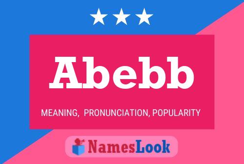 ملصق اسم Abebb