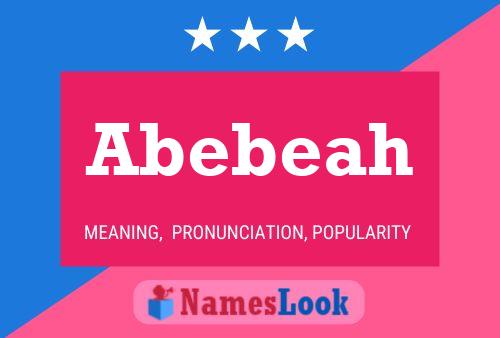 ملصق اسم Abebeah