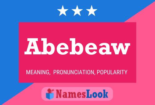 ملصق اسم Abebeaw