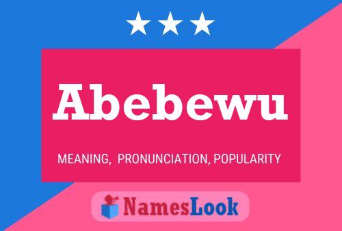 ملصق اسم Abebewu