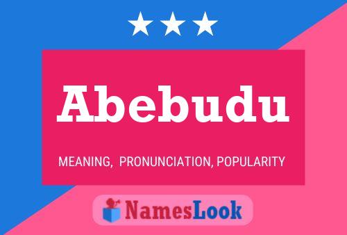 ملصق اسم Abebudu