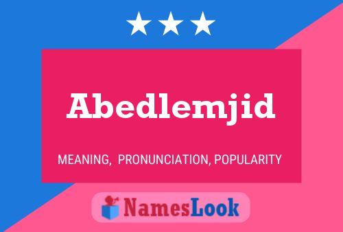 ملصق اسم Abedlemjid