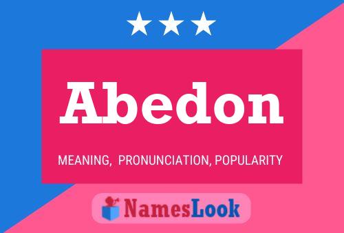 ملصق اسم Abedon