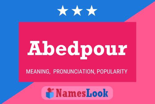 ملصق اسم Abedpour