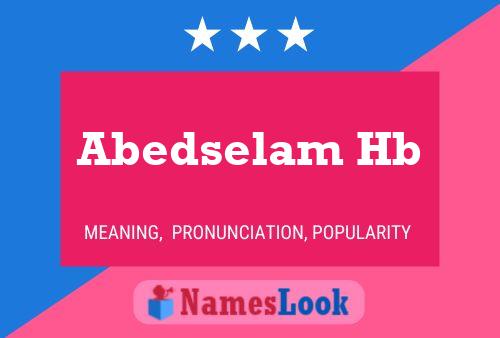 ملصق اسم Abedselam Hb