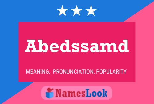 ملصق اسم Abedssamd