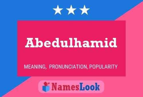 ملصق اسم Abedulhamid