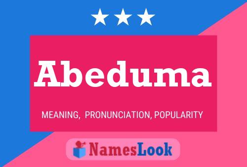 ملصق اسم Abeduma