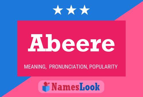 ملصق اسم Abeere