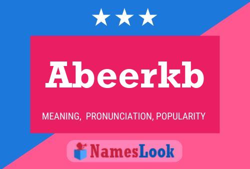 ملصق اسم Abeerkb