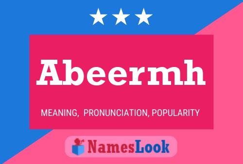 ملصق اسم Abeermh