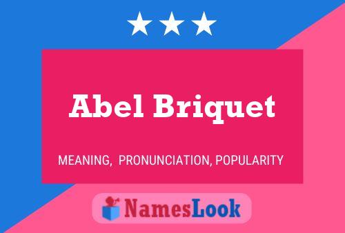 ملصق اسم Abel Briquet