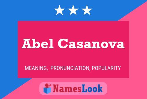 ملصق اسم Abel Casanova