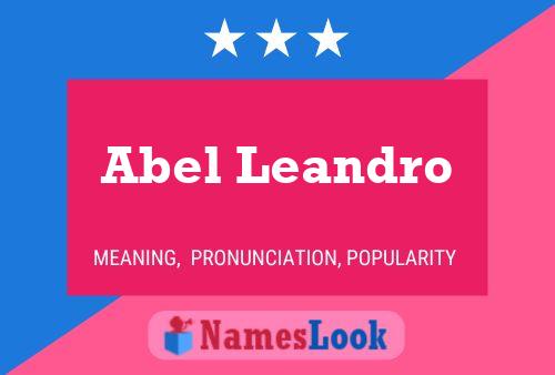 ملصق اسم Abel Leandro