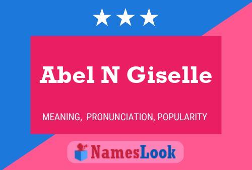 ملصق اسم Abel N Giselle