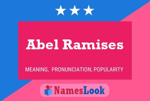 ملصق اسم Abel Ramises