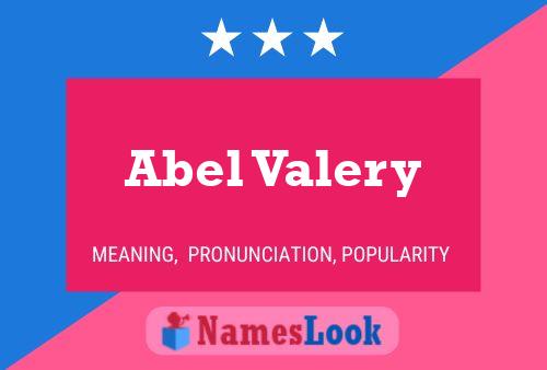 ملصق اسم Abel Valery