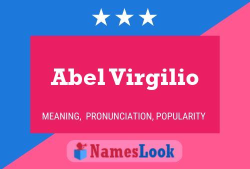 ملصق اسم Abel Virgilio