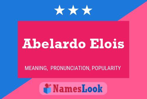 ملصق اسم Abelardo Elois