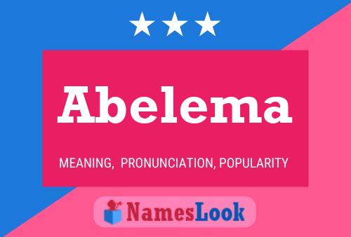 ملصق اسم Abelema