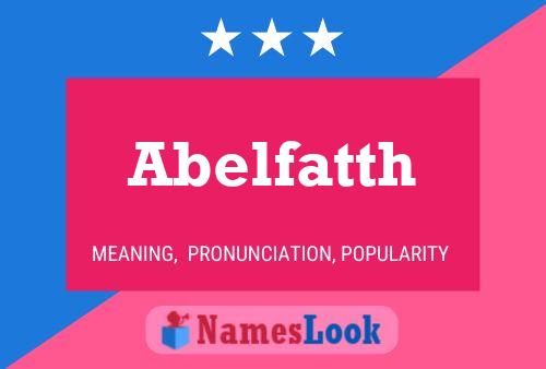 ملصق اسم Abelfatth