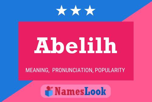 ملصق اسم Abelilh