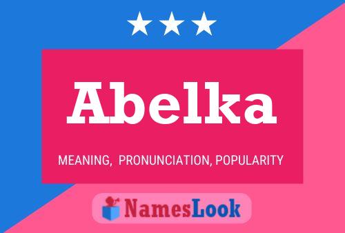 ملصق اسم Abelka