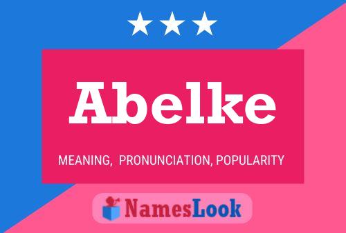 ملصق اسم Abelke