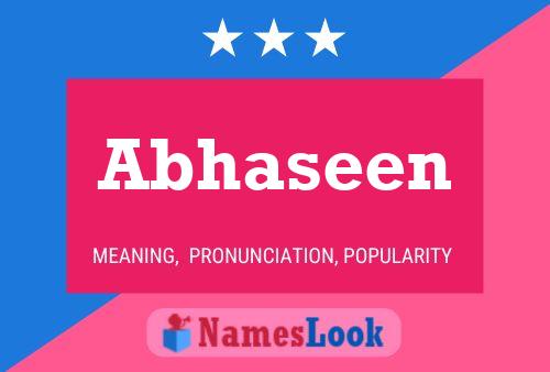 ملصق اسم Abhaseen