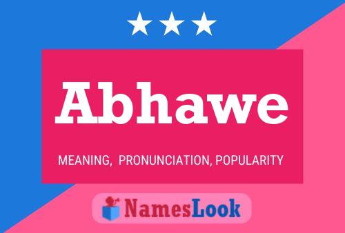 ملصق اسم Abhawe