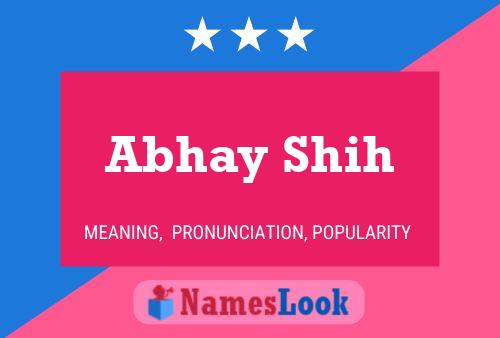 ملصق اسم Abhay Shih