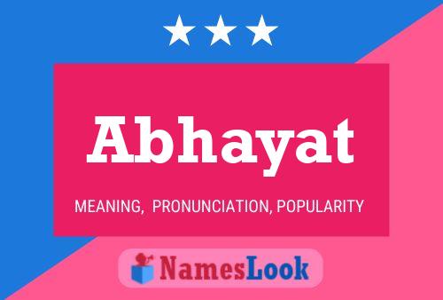 ملصق اسم Abhayat