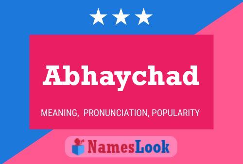 ملصق اسم Abhaychad