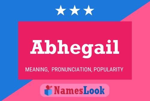 ملصق اسم Abhegail