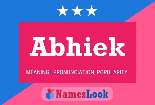 ملصق اسم Abhiek