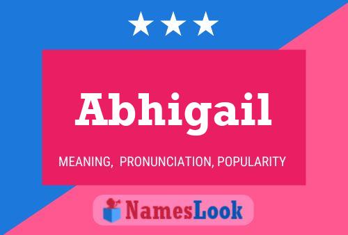 ملصق اسم Abhigail