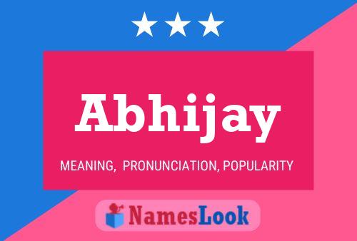 ملصق اسم Abhijay