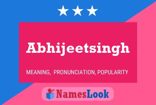 ملصق اسم Abhijeetsingh