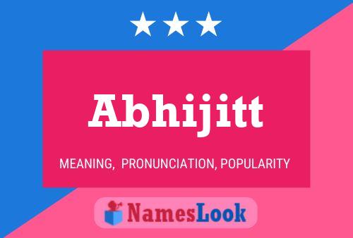 ملصق اسم Abhijitt