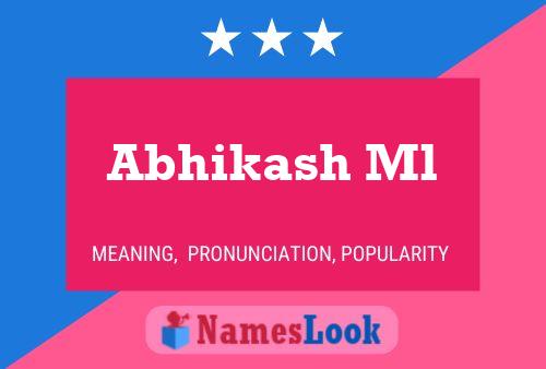 ملصق اسم Abhikash Ml