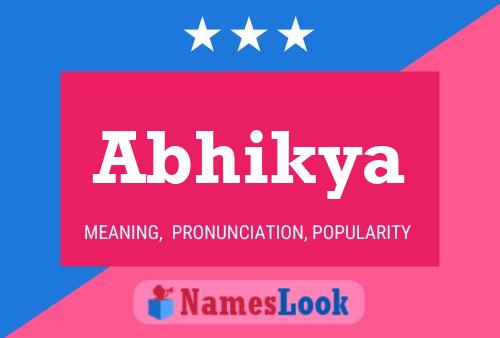 ملصق اسم Abhikya