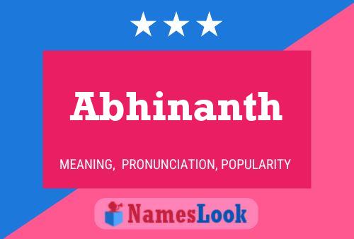 ملصق اسم Abhinanth