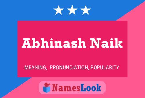 ملصق اسم Abhinash Naik